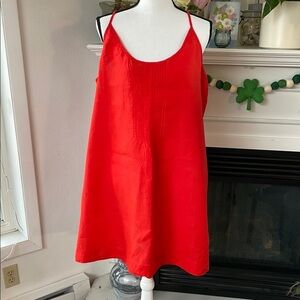 Red Sleeveless Dress